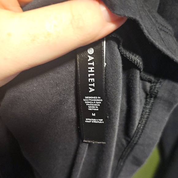 Athleta Scoop Neck Long Sleeve Top Gray T-Shirt Womens Activewear‎ - Picture 4 of 6